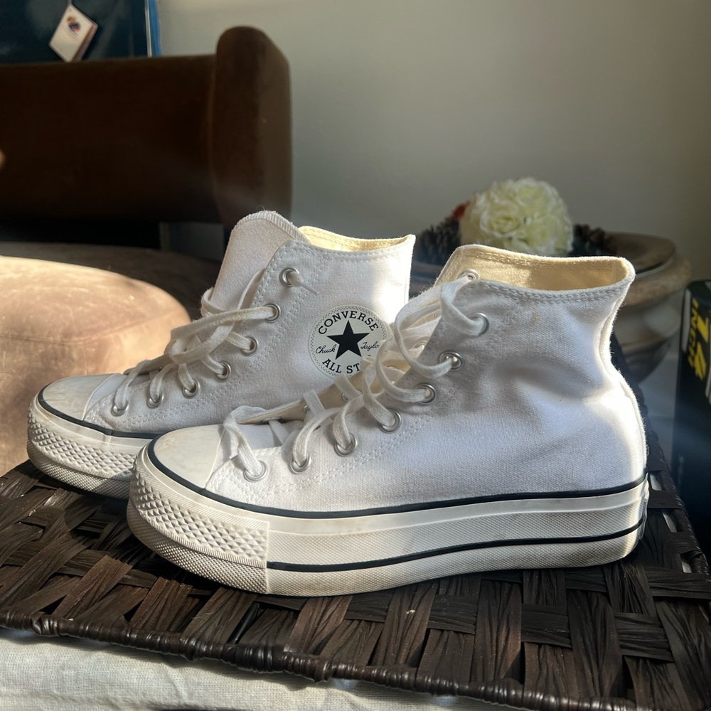Platform high top converse
